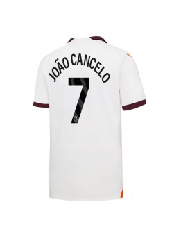 Manchester City Joao Cancelo #7 Auswärtstrikot 2023-24 Kurzarm